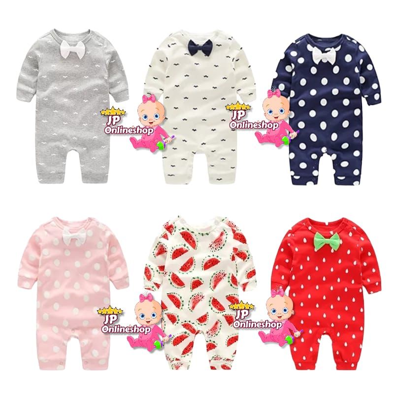 Sleepsuit Bayi Fashion Dasi // baju lengan panjang