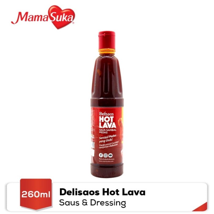 

SAUS-DRESSING- MAMASUKA DELISAOS HOT LAVA 260 ML -SAUS-DRESSING.