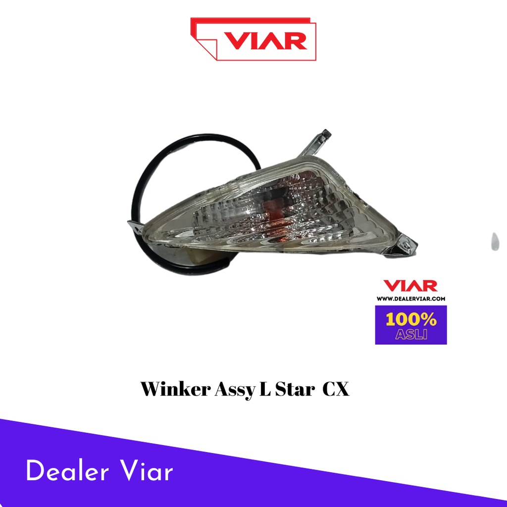 Lampu sen Depan Bagian Kiri Viar Star CX (CX-WINKER ASSY L FR STAR CX)