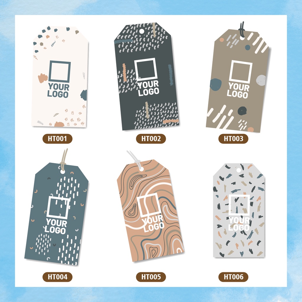 

HANGTAG CUSTOM 1 sisi I HANG TAG LABEL BAJU