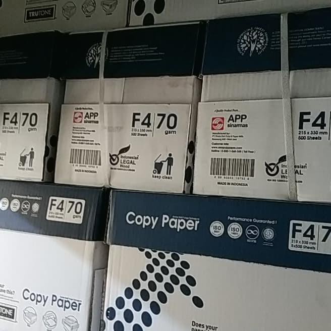 

Kertas hvs F4 70 gram copy paper hot promo 1 dus KERTAS FOLIO