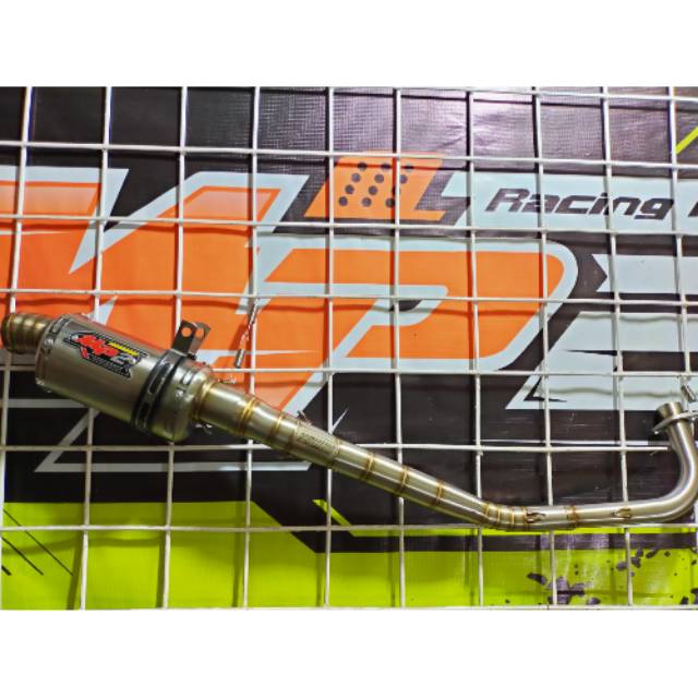 Knalpot trioval jupiter roadrace mp2 racing muffler