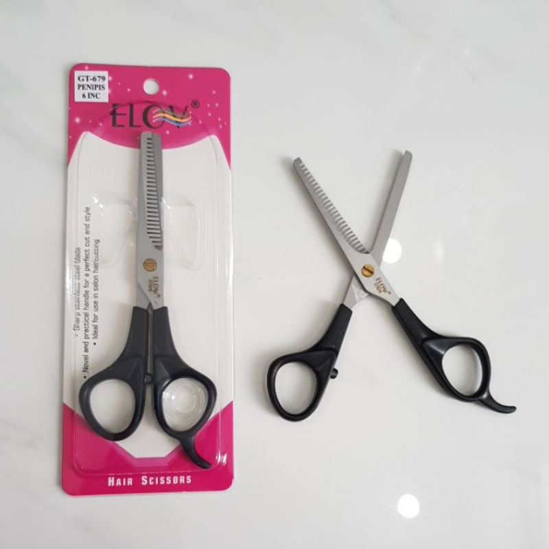 Gunting Rambut Penipis Elov Zig Zag 6 inch GT679