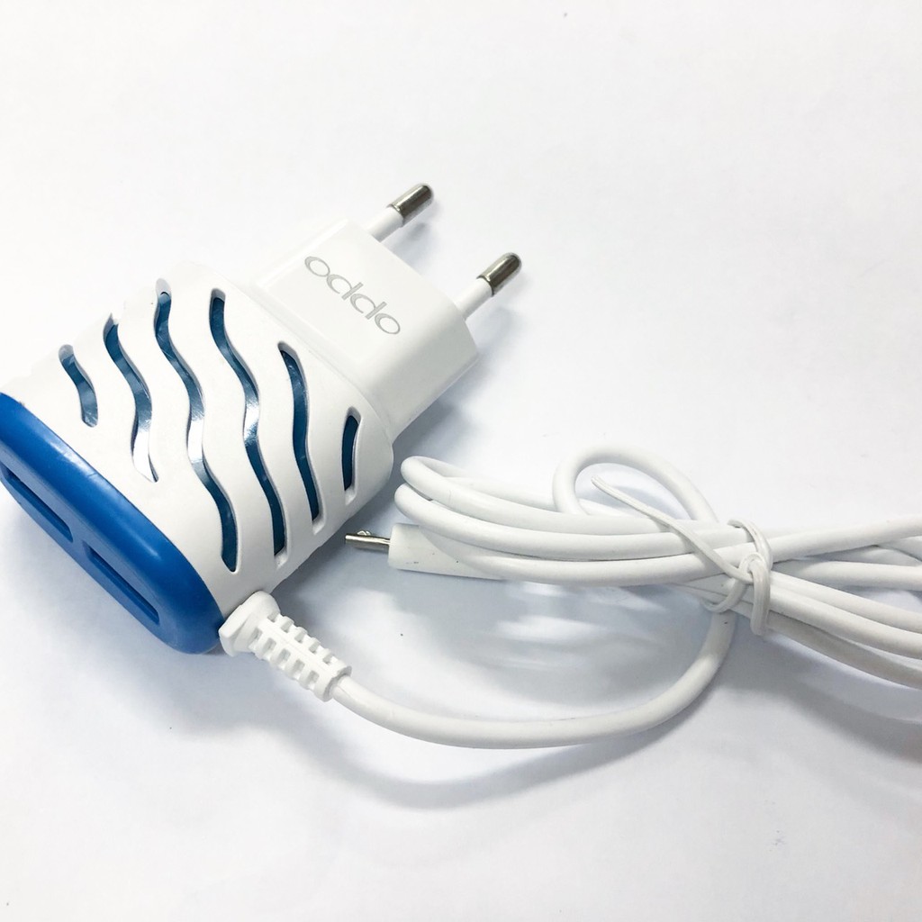 Travel Charger USB Diamond Zebra Ulir LED 2 Output 2.1A Samsung Oppo Xiaomi