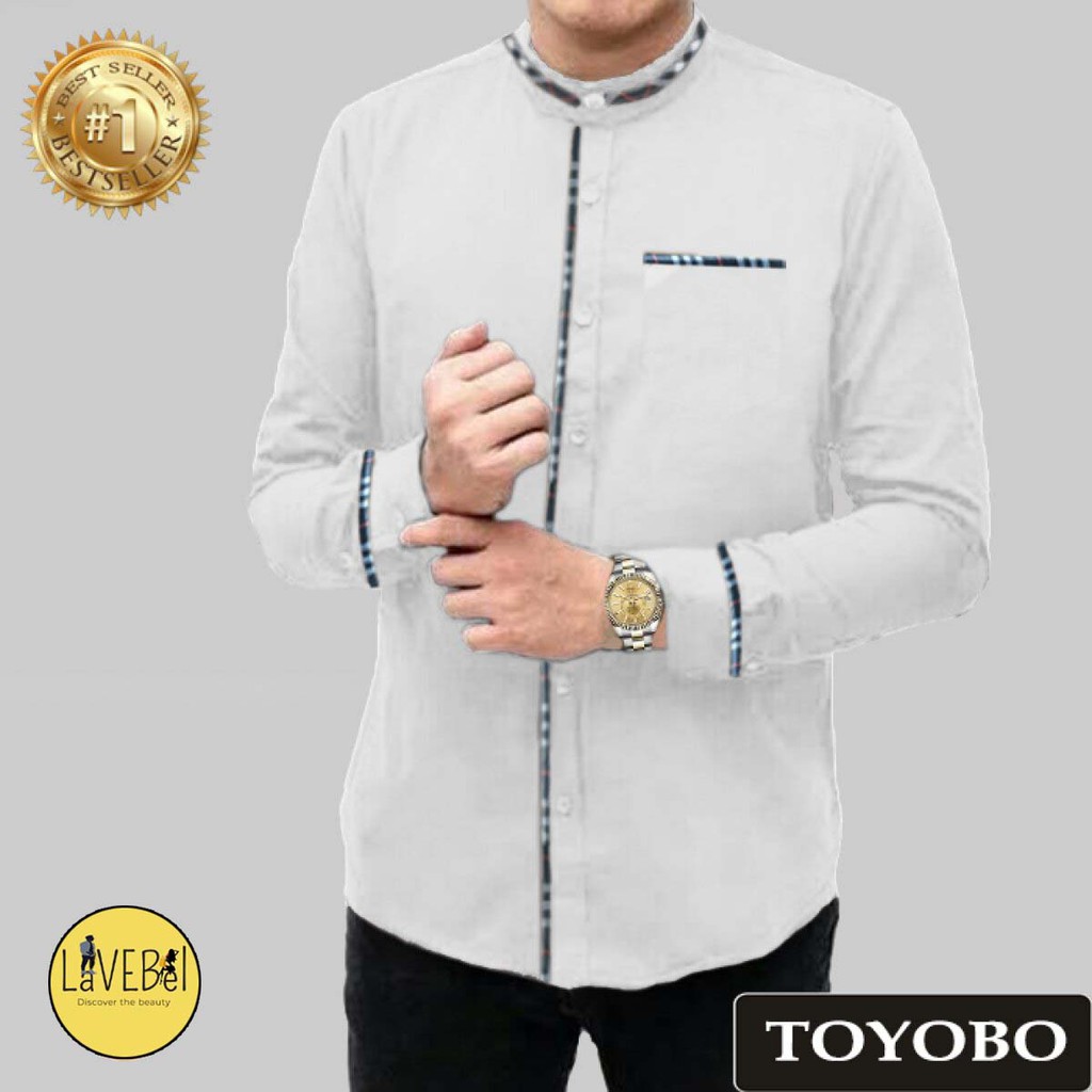 LVB Baju Koko TOYOBO/Kemeja Koko Lengan Panjang/Baju Muslimin/Kurta Pakistan/Qurta/Muslim Pria/14747