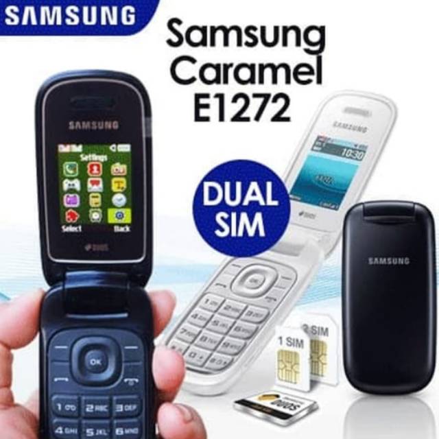 Samsung Caramel E1272 - Samsung lipat flip caramel GT-E1272 - Samsung hp murah - Samsung jadul