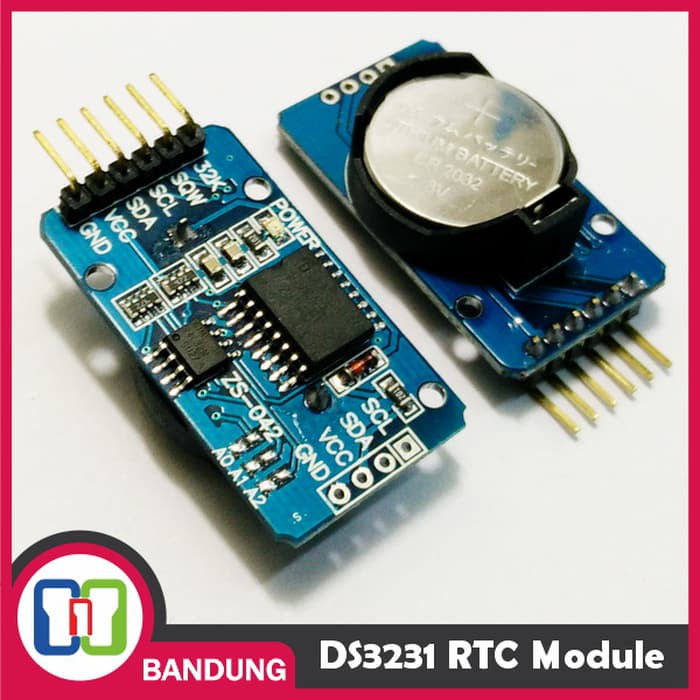 RTC DS3231 REAL TIME CLOCK I2C ARDUINO UNO MEGA   BATTERY MODULE