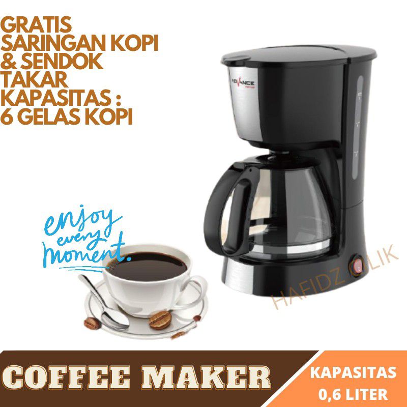 ADVANCE COFFEE MAKER ALAT PEMBUAT KOPI CM 208A 0.6 LY CM-208 CM 208 ORIGINAL GARANSI RESMI