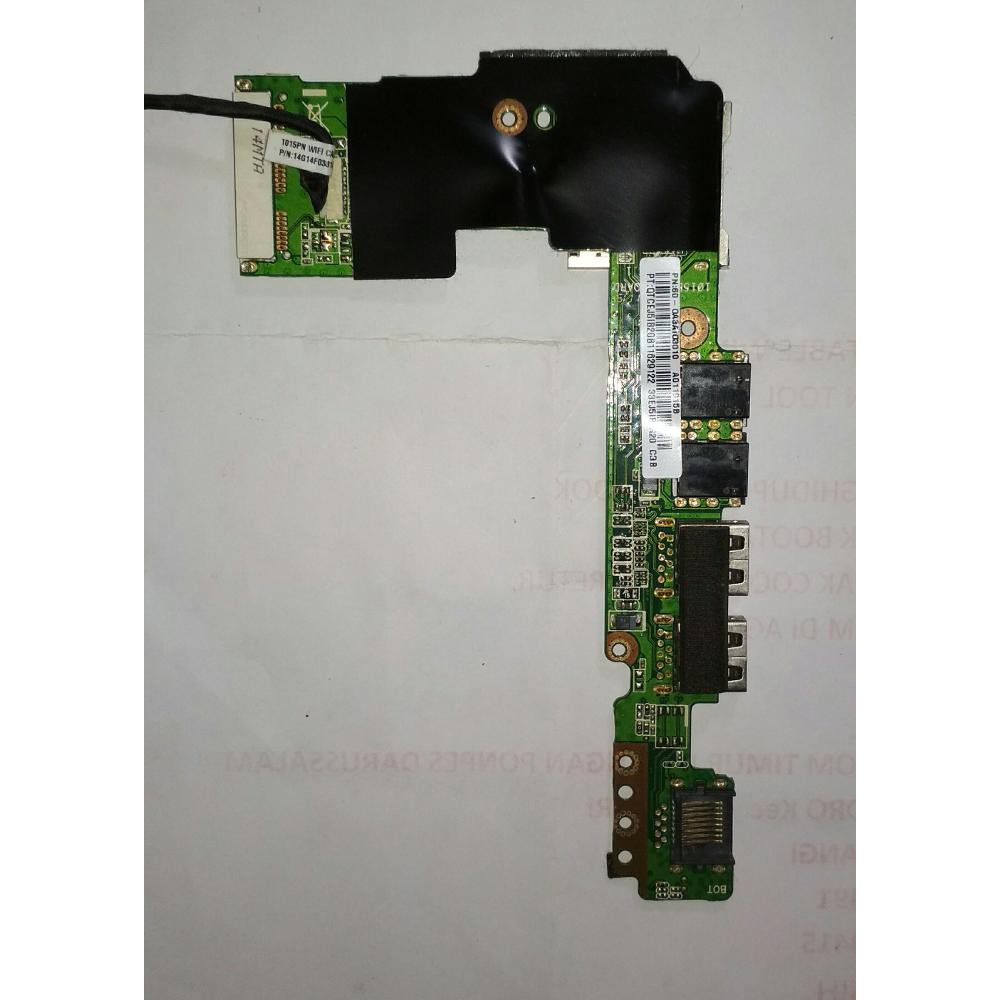 FREEONGKIR Motherboard kecil I O Sekunder asus 1015B Mobo usb kanan asus 1015B