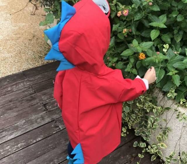 Jas Hujan Anak - Kids Raincoat Dino 1 2 3 4 5 6 7 Tahun PAUD TK SD Bayi Balita Nursery Playgroup Kindergarten PAUD