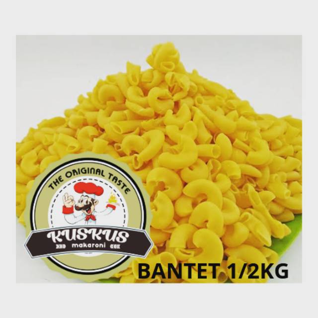 

Makaroni bantet mentah 1/2 kg ngehe kress