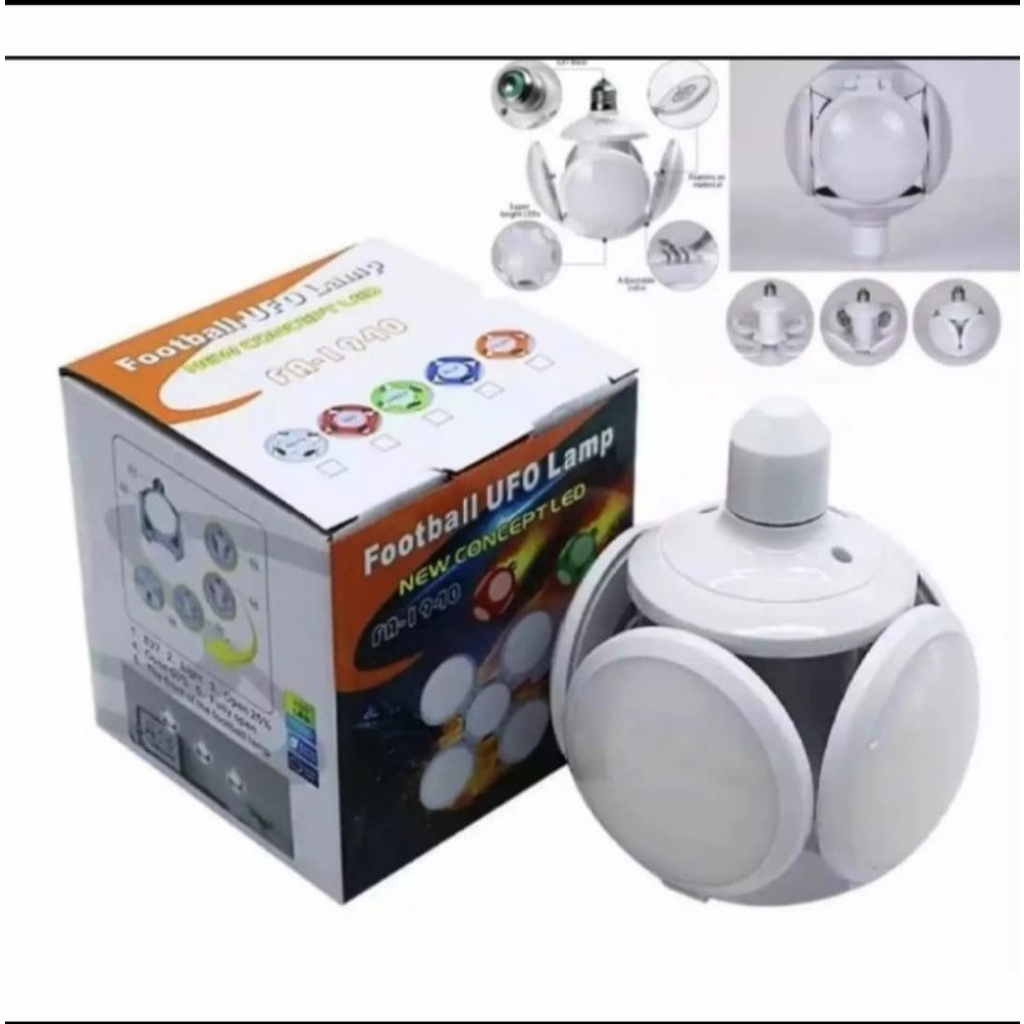 Lampu Bohlam LED Football Ufo Lamp Bohlam Lampu LED 40wat Model Bola 5in1 DragonBall Lamp murah