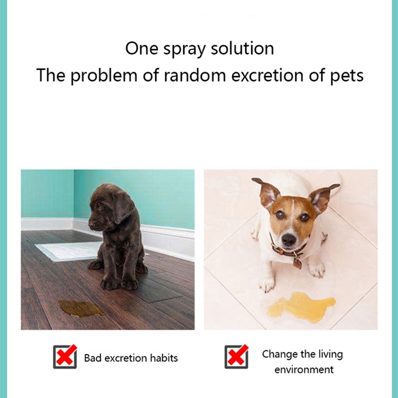 ★120ML★ Spray Melatih Pipis Anjing/Spray Semprot Latih Pipis Anak Anjing/Pet Dog Inducer Puppy Training Spray