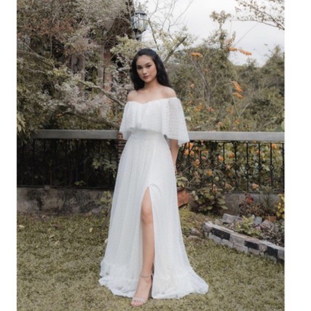 Chiobushop - Nirmin Longdress Tile Dotty | Party Dress | Dress Bridesmaid | Dress Kondangan | Dress 