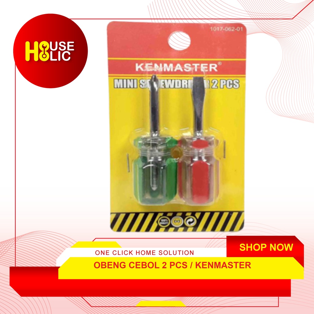 Obeng Cebol Set 2 Pcs / Obeng Mini / Mini Screwdriver Kenmaster