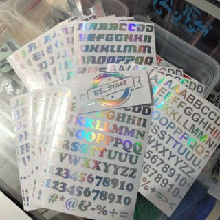 Jual Sticker Alfabet Nomor Huruf CUTTING ANGKA ABJAD VARIASI 1CM ...