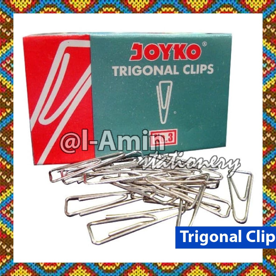 

Trigonal Clip / Paper Clip / Penjepit Kertas "Joyko" No.3