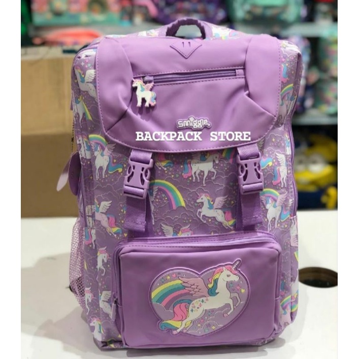 SMIGGLE BACKPACK UNICORN BEYOND FOLDOVER - TAS SMIGGLE UNICORN ORIGINAL