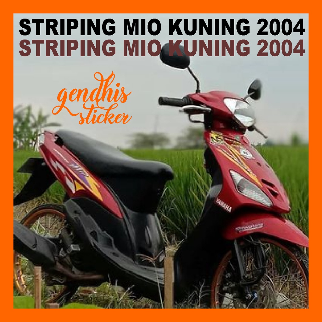 Striping Skotlet Mio Bendera Sporty Merah 2004