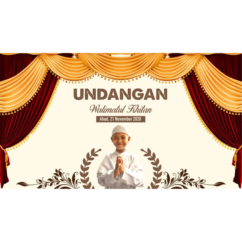 Undangan Khitanan Anak Video Digital Online