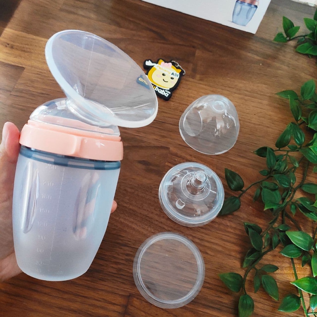 Mutter All Fit Botol Susu Silikon Manual Breast Pump Wide Neck