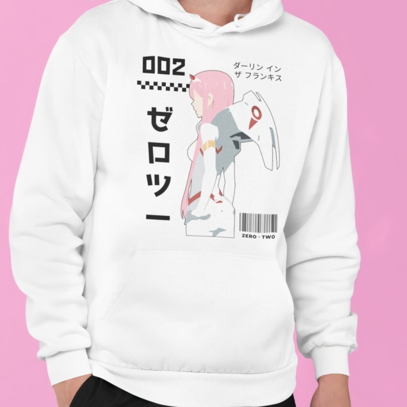 Hoodie Zero Two Battle Suit Anime Manga