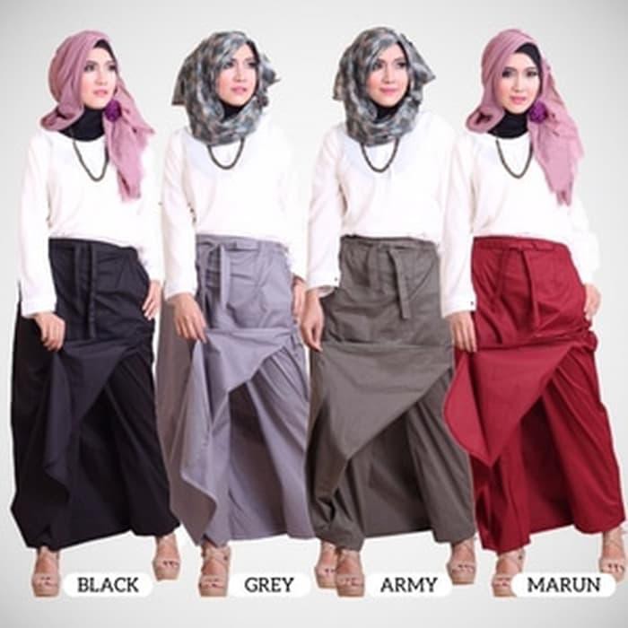 Terbaru Rok Celana Rania Rocella Ukuran Jumbo (Xxl=Xxxl) Terbaru