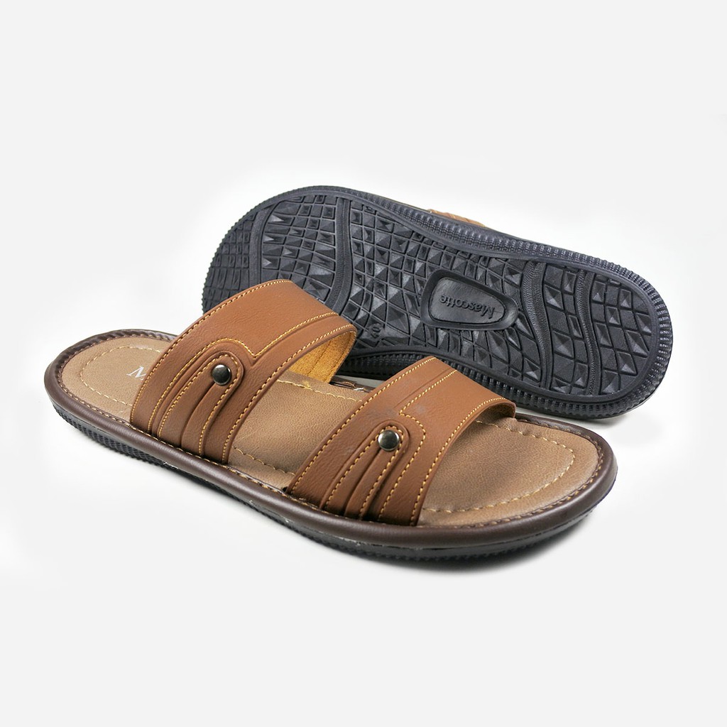 Mascotte LEMINO Sandal Pria 705.003-004 [Coklat dan Tan] / Ramayana Jatinegara