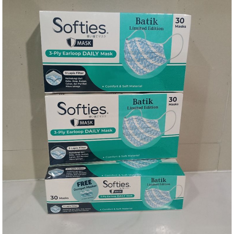 Masker Batik Softies isi 30 pcs