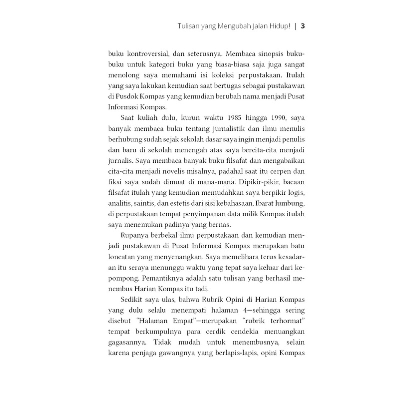 Buku Bisnis TULISLAH! Mengembangkan Proses Kreatif Menulis Berita . Feature . Fiksi by Pepih Nugraha-7