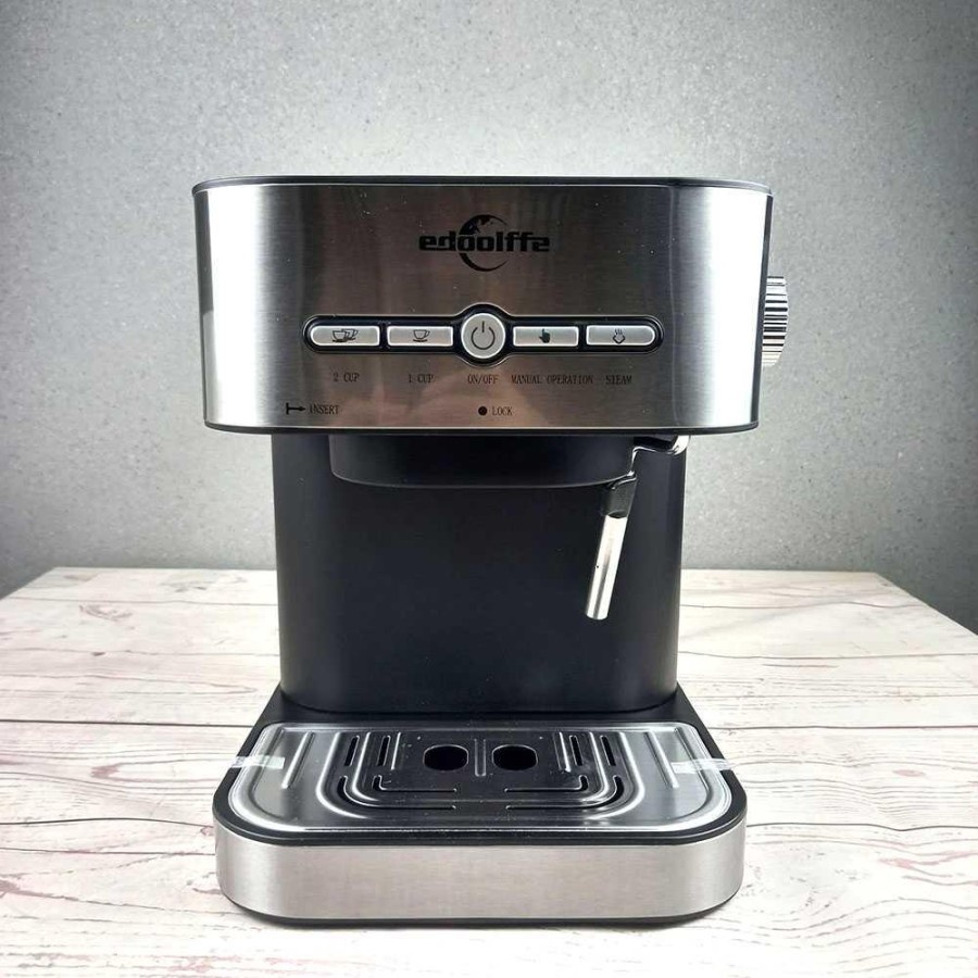 Edoolffe Mesin Kopi Semi Automatic Italian Coffee 15 Bar - MD-2009 - Silver