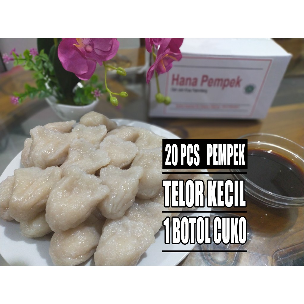 

PEMPEK PALEMBANG | PEMPEK TELOR KECIL ISI 20 PCS, MAKNYUSSS + CUKO 150 GR, PAKET 50 RIBU