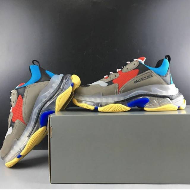 black yellow triple s