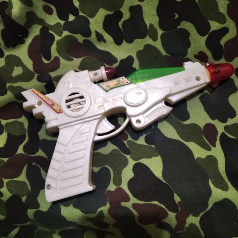 Mainan 80 Pistol Jadul Space Gun Pistol Laser Gun Pistol Luar Angkasa Mainan Jadul 80an Vintage Toys