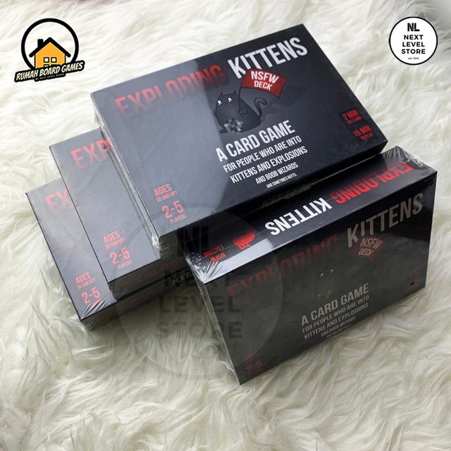 Exploding Kittens Card Game NSFW Basic Deck Kitten