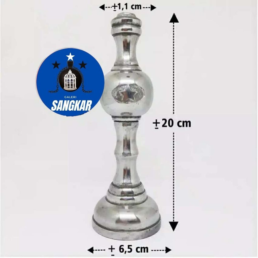 PION SANGKAR KANDANG BURUNG PLECI STAINLES PANJANG ALUMUNIUM PION PLECI MAHKOTA PLECI