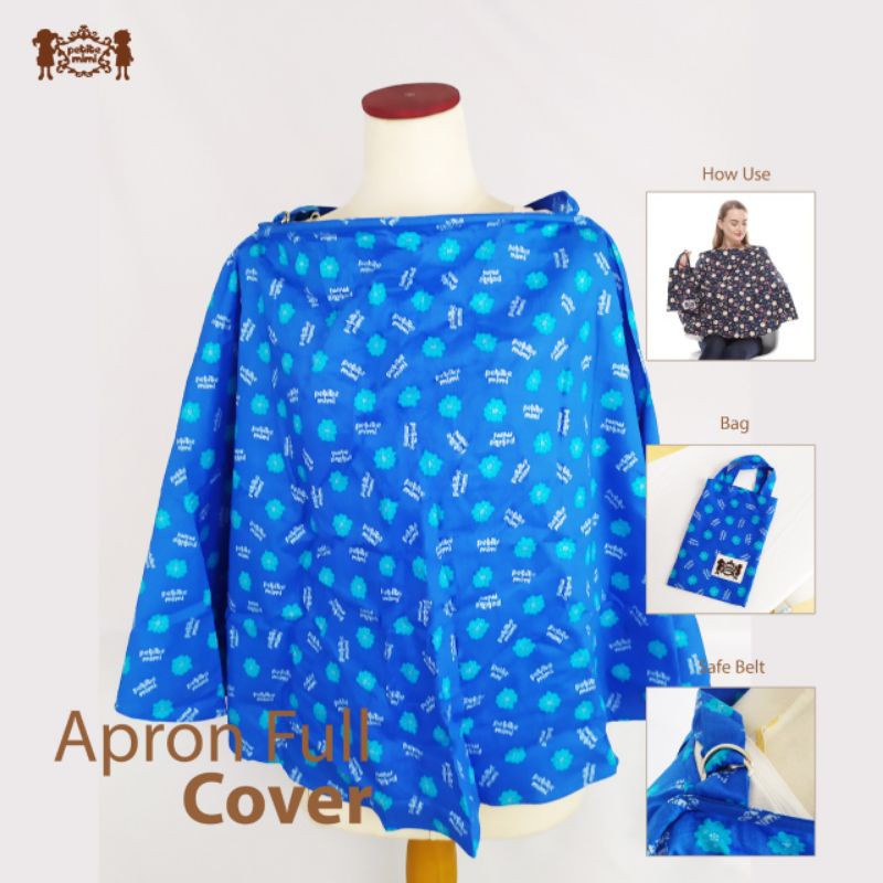 Petite Mimi Apron Menyusui Full Cover (Tersedia varian Motif)