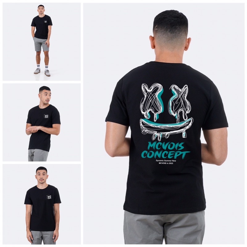 Baju Kaos Original McVois Cotton Combed 30s Premium Distro