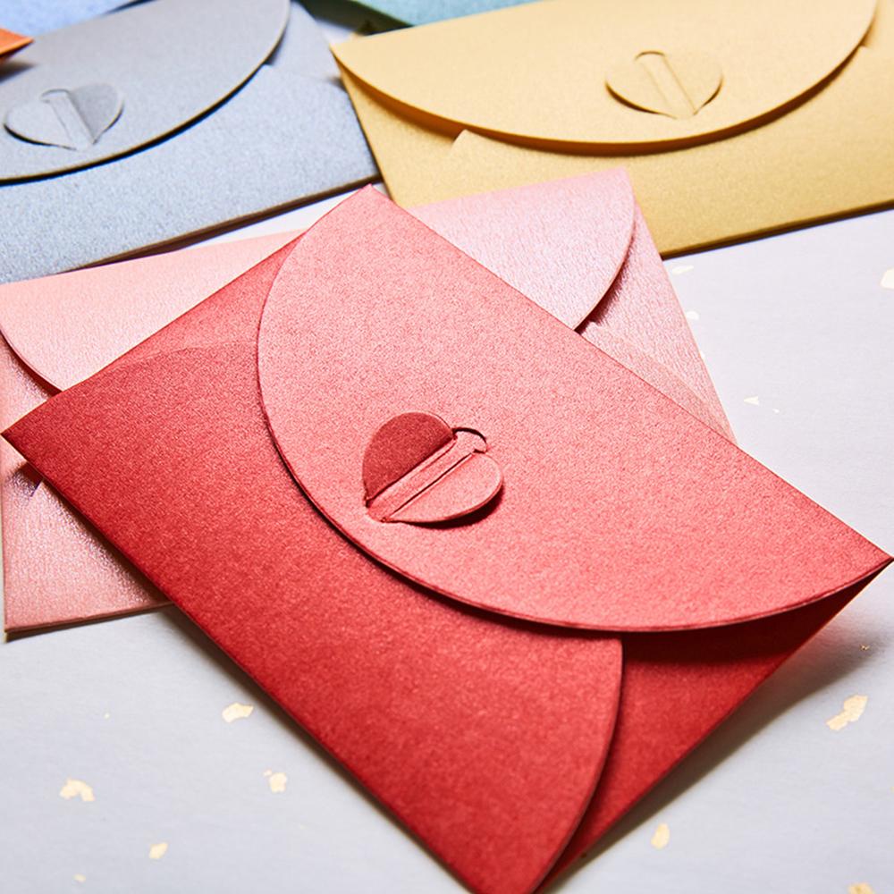 Amplop QUINTON Amplop Warna Love Kertas Mutiara Kecil