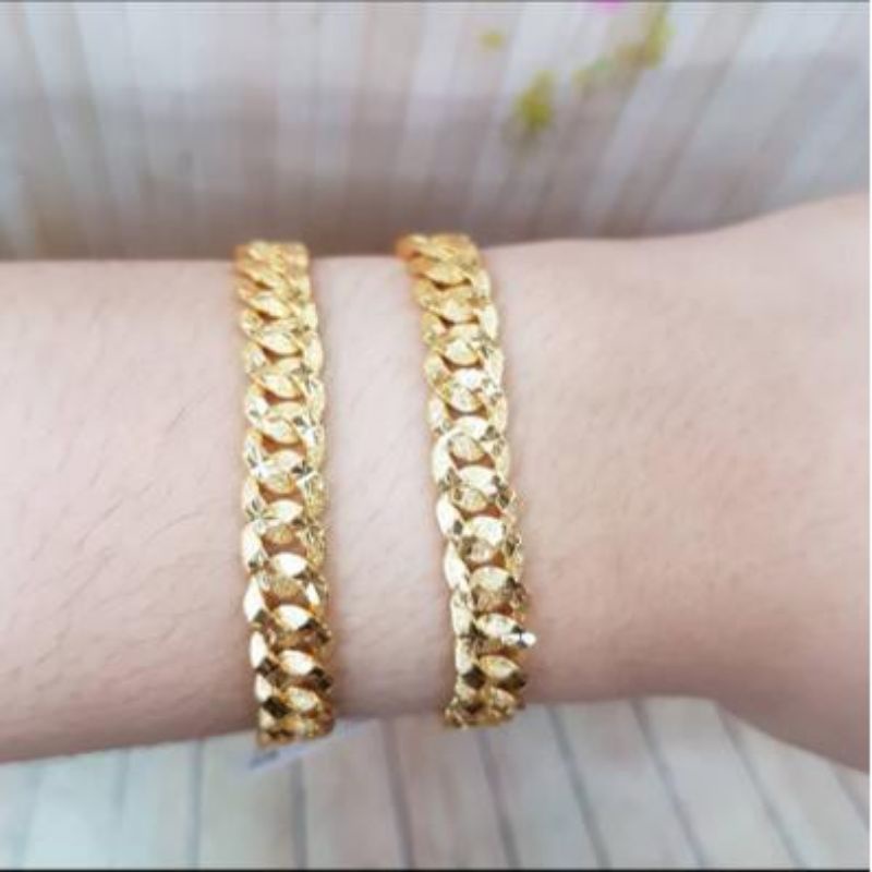 Gelang Tangan Sisik, Gelang Titanium Wanita Anti Karat, Perhiasan Wanita, COD Gratis Ongkir