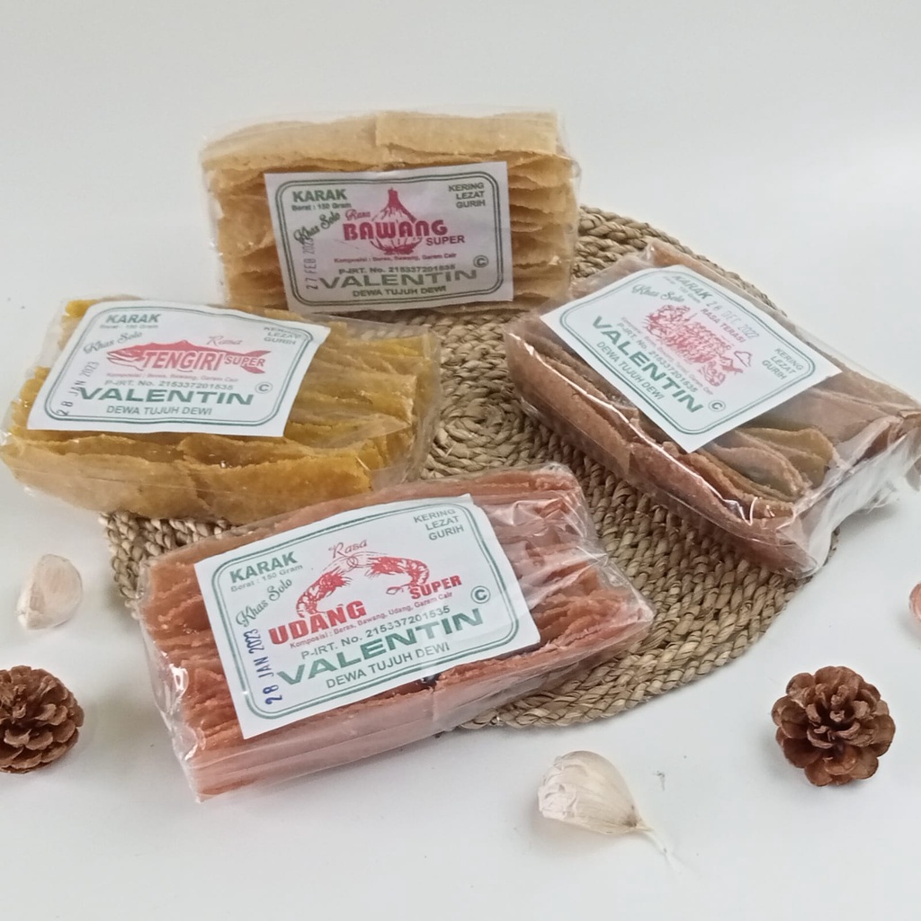 

Kerupuk Karak Valentin Eceran 150gr