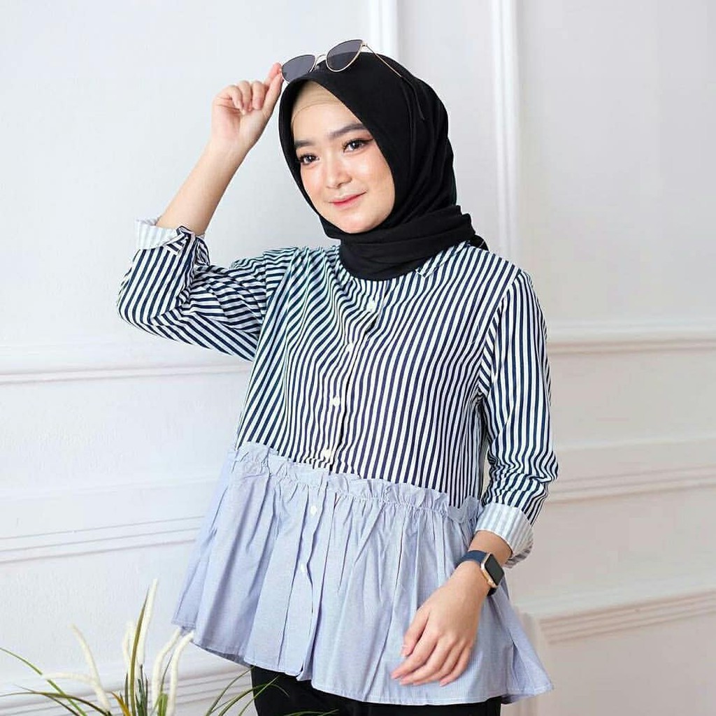 Busana Pakaian Baju Wanita Blouse Cay How Is Your Day Busana Pakaian Baju Wanita Blouse Cay How Is Your Day