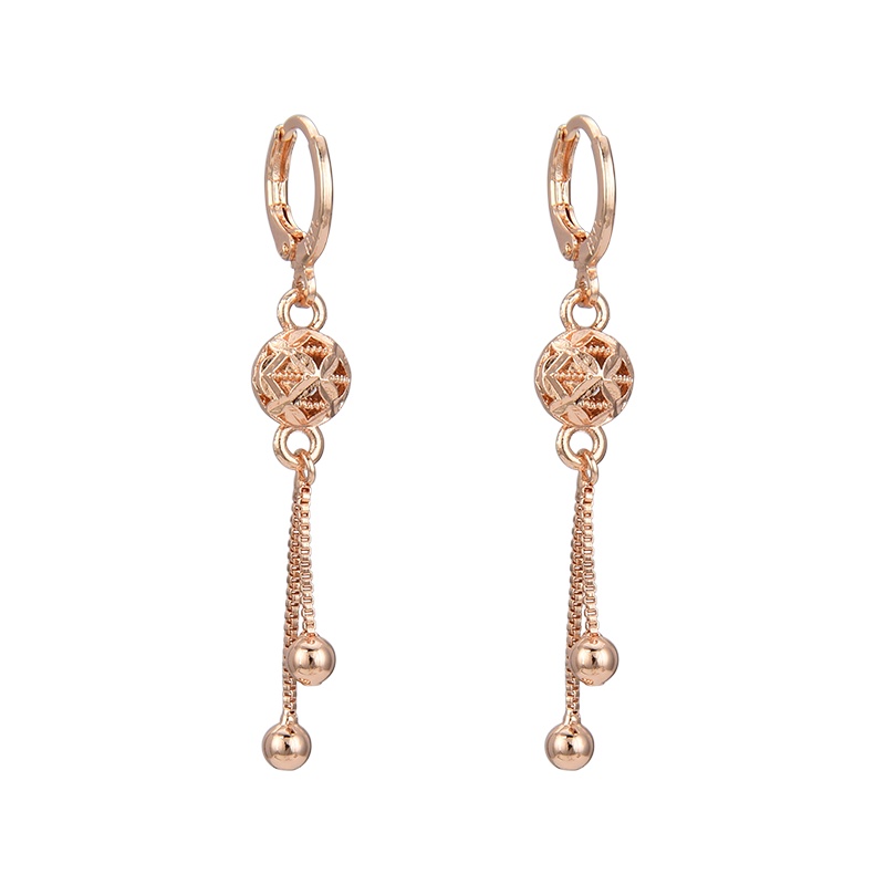 anting titanium wanita emas muda anti karat dewasa tusuk korea asli panjang dan luntur korea style selamanya dewasa 120-129e-128e