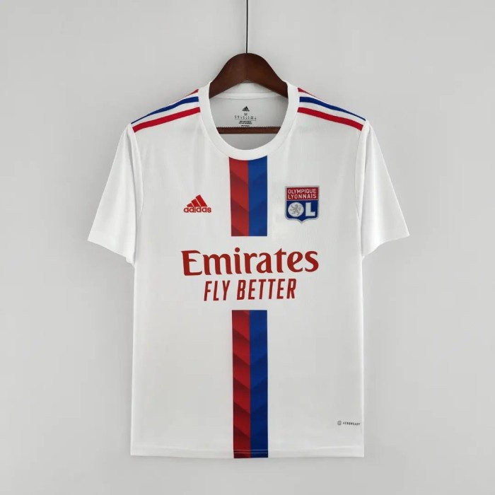 BAJU BOLA JERSEY LYON HOME 2022 2023 JERSEY LYON HOME 2023 GRADE ORI