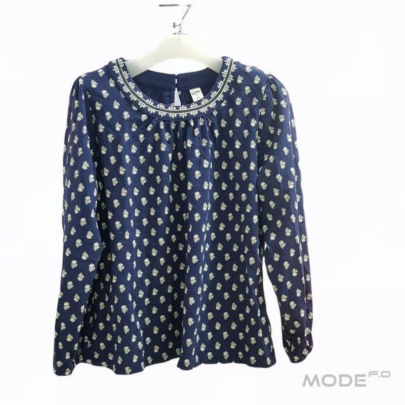 Blouse wanita old navy motif mix