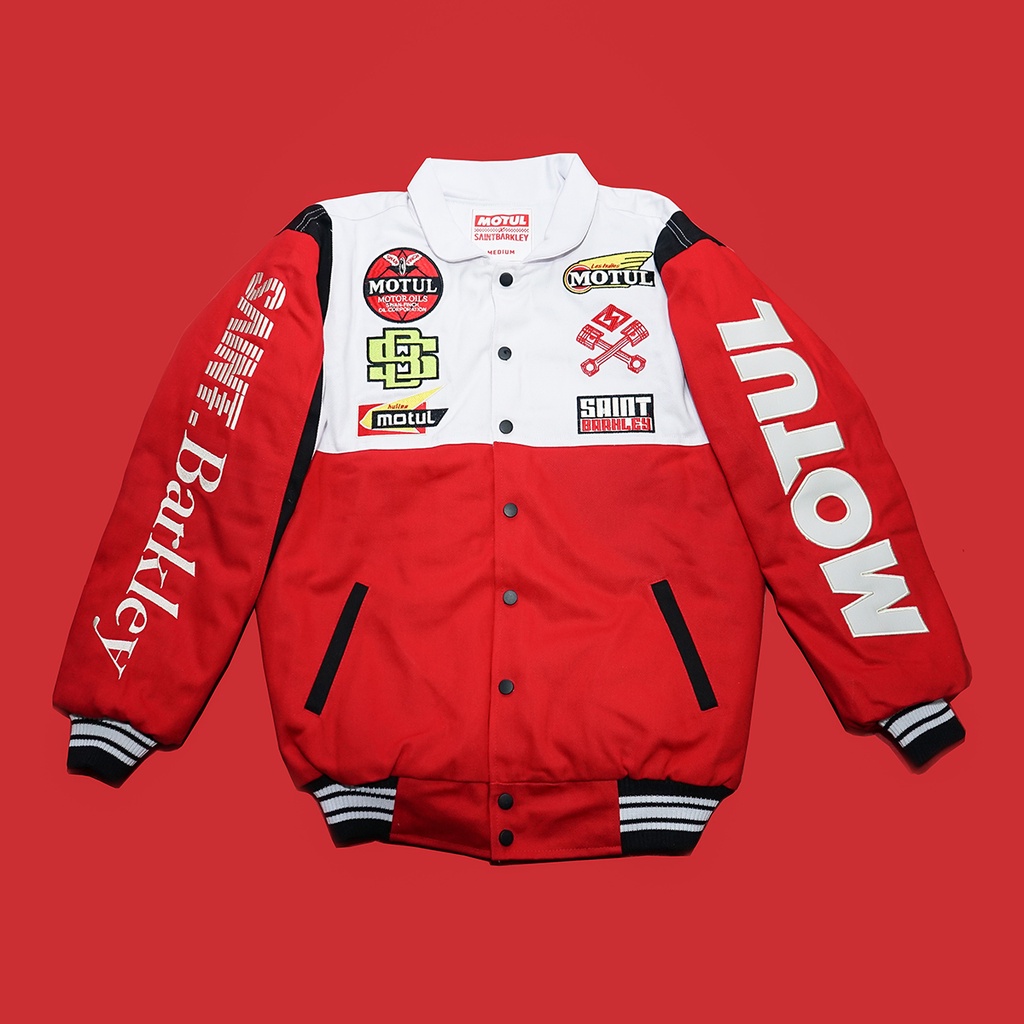 Saint Barkley x Motul Racing Jacket - White Red