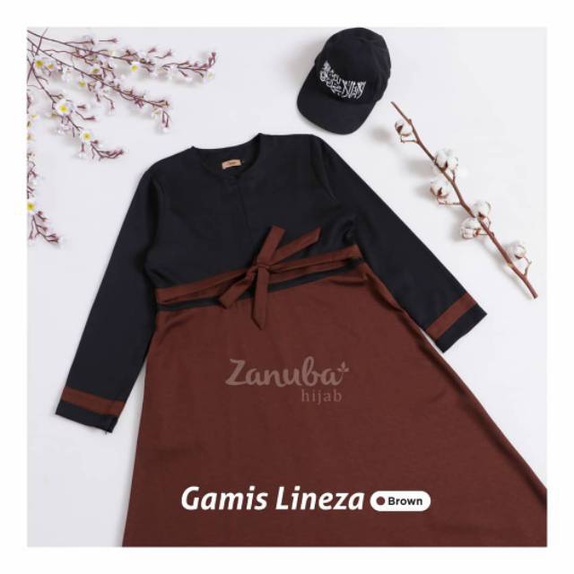 Gamis Lineza by Zanuba Navy M