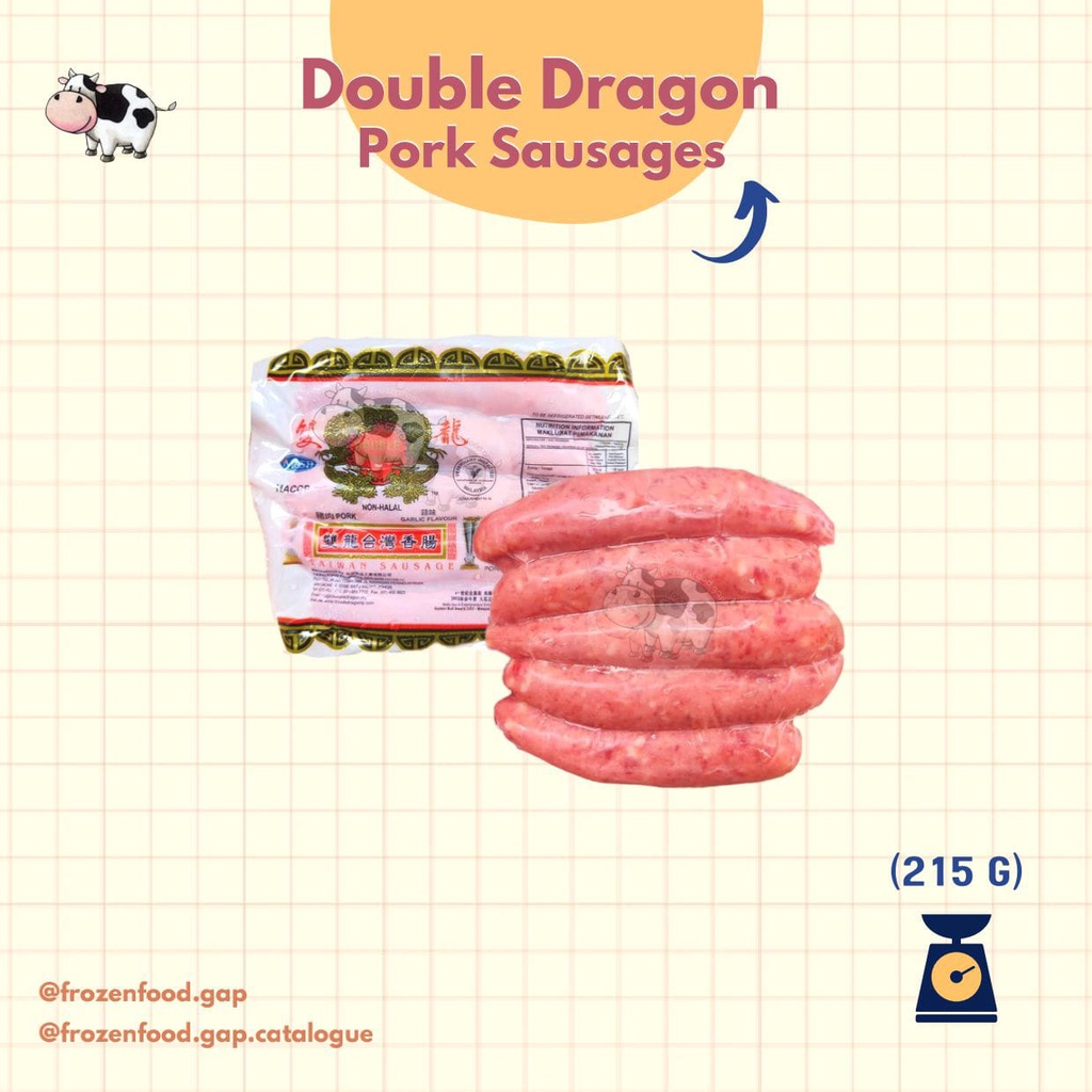

DOUBLE DRAGON PORK SAUSAGE | SOSIS | FROZENFOODGAP