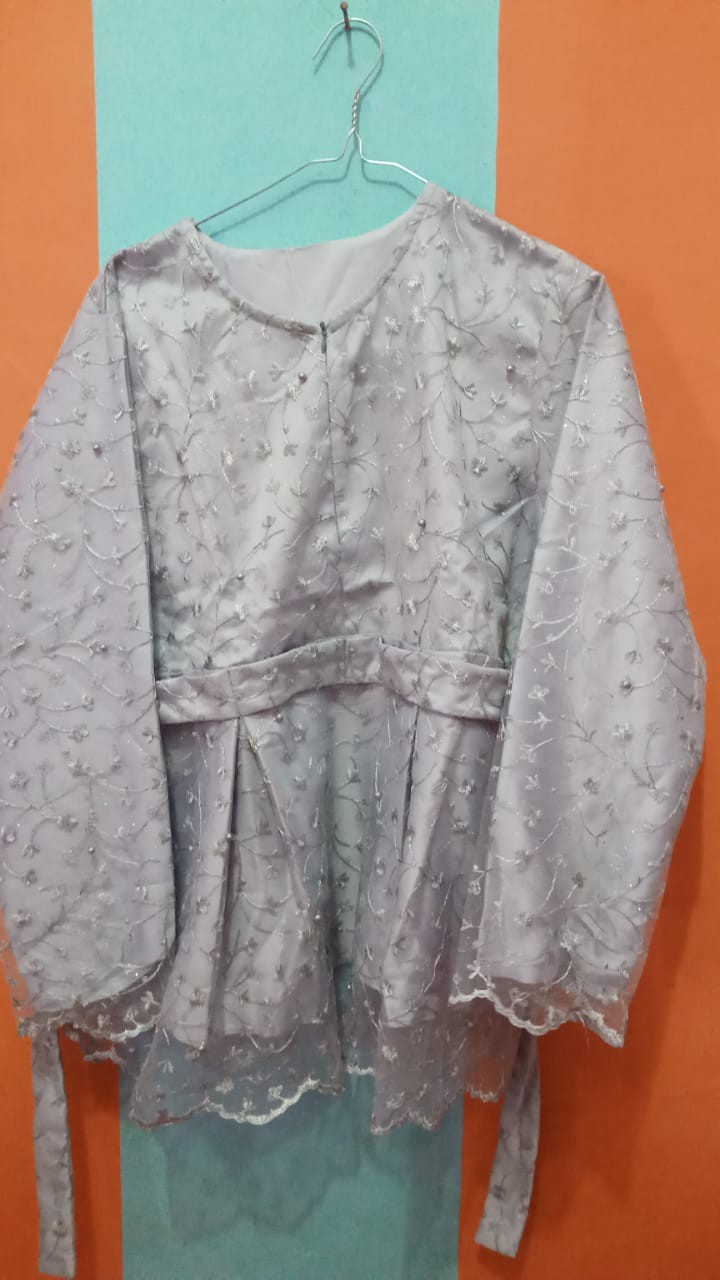 Batik Couple‖couple Aghnia Silver‖ Kebaya Wisuda Brokat Couple Modern‖ Kebaya Tunangan