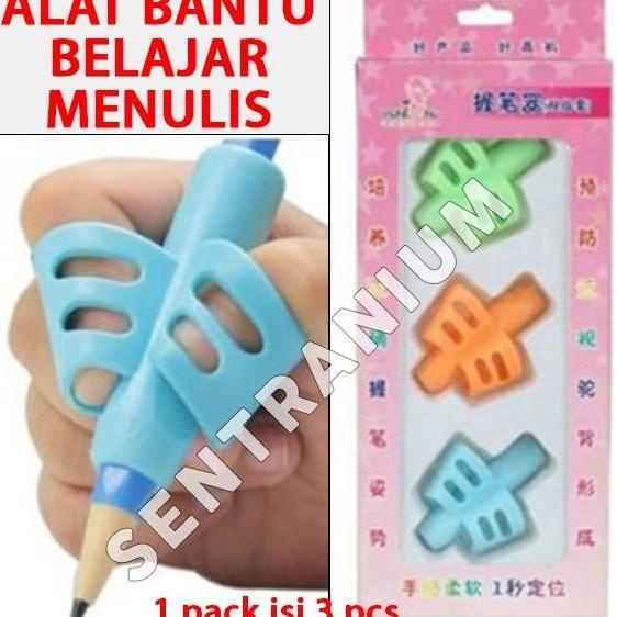 

New Stock- Alat Bantu Belajar Tulis Menulis Anak Sekolah Pegang Pensil